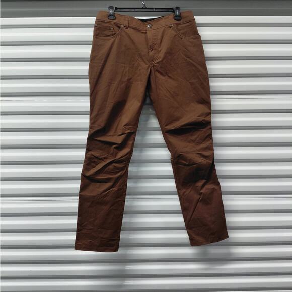 Kuhl Klassik Fit Men's Cargo Pants Size 38 x 34 Brown Work Hiking Gorpcore - Picture 1 of 11